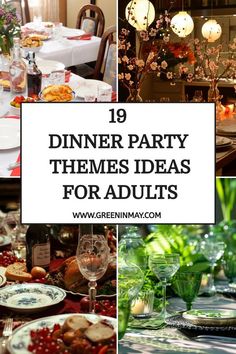 dinner party themes ideas for adults