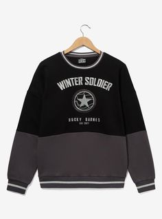 Marvel Winter Soldier, Reworked Sweatshirts, Bucky Barnes Marvel, Barnes Marvel, Sick Clothes, Geek Clothes, Marvel Clothes, Marvel Hoodies, Winter Soldier Bucky