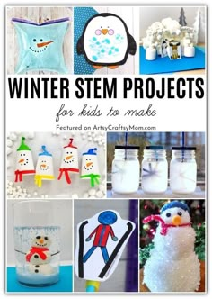 15 Wonderful Winter STEM Projects for Kids 22 Diy Winter Crafts For Kids, Snow Day Projects For Kids, Winter Classroom Crafts For Kids, Winter Wonderland Stem Activities, Winter Around The World Crafts, Fun Stem Projects For Kids, January Science Experiments For Kids, Winter Projects For Kindergarten, Winter Craft First Grade