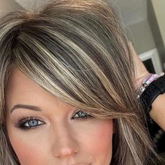 Kaci Owens Hair, Light Brown Hair With Dark Highlights, Highlights For Dark Brown Hair Straight, Cricket Printer, Brown Hair With Ash Blonde Highlights, Brown Hair With Silver Highlights, In My Feels, Highlights For Dark Brown Hair, Highlight Ideas