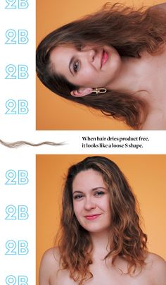 2b Hair, 2a Hair, Hair Pattern, Hair Care Oil, Curls For Long Hair, Face Shape Hairstyles, Curly Hair Types, Hair Patterns