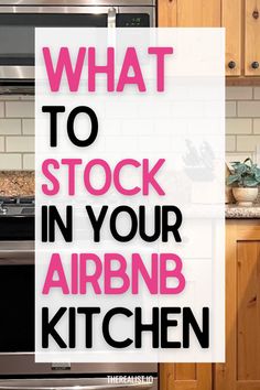 what to stock in your airbnb kitchen