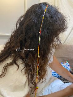 Hairwrap đi biển xinh đẹp, vui lòng nhắn Lucy henna đặt lịch #boho #bohostyle #dibien Henna, Hair Wrap, Bracelet, Hair Styles, Hair, Beauty