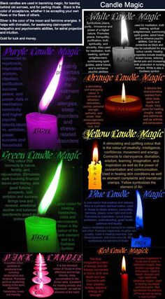 candle magic Under Your Spell, Magick Spells, Color Meanings, Wiccan Spells, Spells Witchcraft, Practical Magic, Candle Spells