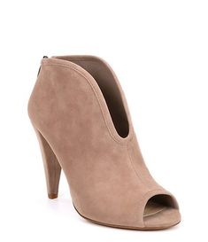 Vince Camuto Amber Suede Peep Toe Shooties Fly Shoes, Dress Shoes Womens, Girl Stuff, Shoes Womens, Dillard's, Vince Camuto, Women's Shoes, Style Me, Shoe Boots