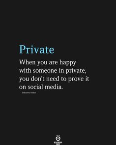 a black background with the words private and an image of a person on social media