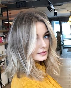 Balage Hair, Ash Blonde Hair Balayage, Hair Lights, Blonde Bob Haircut, Medium Blonde Hair, Ash Blonde Hair Colour, Ash Hair, Cool Blonde Hair