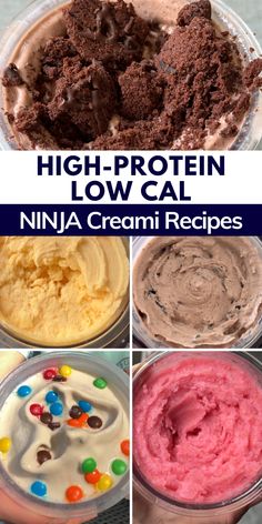 Are you looking for protein-packed and healthy Ninja Creami recipes, look no further! These easy-to-make and absolutely delicious fruit sorbet and protein ice cream recipes will satisfy your sweet tooth! Download your free cookbook and make this Ninja Creami Protein ice cream recipe - 45g of protein and 270 calories for the entire pint!