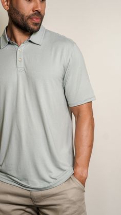 Why is the Sand Section style not your typical striped polo? Our Men's Sand Section Polo in a nice Seaglass hue is a true symphony of style and comfort. The blue chambray contrast collar stitching keeps in mind versatility and elevated aesthetics to complement the soft hand-feel and lightweight character of its casual style. PERFECT FOR Picnic at the park ⛲or that smooth transition from casual day to a nice dinner out 🥂 THE DETAILS Model is 5'10" at 155 lbs. | wearing a size M 88% polyester, 12 Casual Summer Polo Shirt With Horizontal Stripes, Casual Golf Polo Shirt With Contrast Stripes, Casual Polo Shirt With Contrast Stripes For Golf, Casual Striped Polo Shirt For Golf, Summer Casual Polo Shirt With Contrast Stripes, Casual Summer Polo Shirt With Contrast Stripes, Classic Striped Relaxed Fit Polo Shirt, Casual Golf Tops With Striped Collar, Casual Tops With Striped Collar For Golf