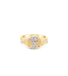 (1) Diamond Celestial Pinky Ring – Olive & Chain Celestial Style Diamond Signet Ring In Yellow Gold, Diamond Signet Ring With Rose Cut, Open Design, Open Signet Ring With Rose Cut Diamonds, Diamond Signet Ring With Rose Cut Diamonds, Rose Cut Diamond Open Signet Ring, Diamond Pinky Ring, Gold Satin, Pinky Ring, Signet Ring