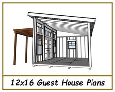 the 12x16 guest house plans