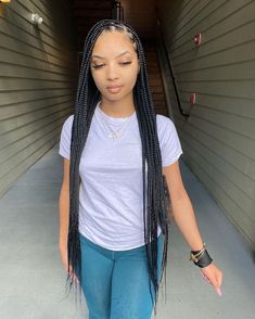 Box Braids Side Part, Side Part Box Braids, Side Part Braids, Braids Side, Women Cornrows, Braided Hairstyles For Black Women Cornrows, Hair Business