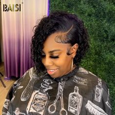 Asymmetric Bob Black Women, Bob Sew In Weave, Short Bob Styles, Short Shaved Hairstyles, Lace Closure Hairstyles, Wig Shop, Wig Black, Bob Cuts, Luxury Birthday