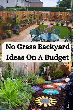 no grass backyard ideas on a budget that are easy and cheap to do in the back yard