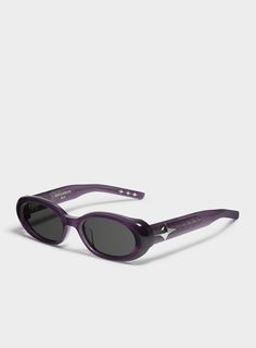 Orah VC6 | Gentle Monster Designer Purple Tinted Sunglasses, Designer Purple Sunglasses With Tinted Lenses, Luxury Purple Tinted Sunglasses, Luxury Purple Sunglasses For Summer, Gentle Monster Sunglasses, Glasses Frames Trendy, Latest Sunglasses, Gentle Monster, Cool Glasses