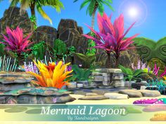 Sims 4 Mermaid Lagoon Mermaid House, Die Sims 4, Mermaid Stuff, Cc Sims4