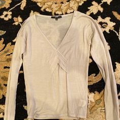 Gucci Long Sleeve Cream Top, Super Cute & Light Weight! Small Hole (At Top As Pictured) However Perfect Condition Otherwise Gucci Fitted Tops For Spring, Fitted Gucci Tops For Spring, Gucci Long Sleeve Evening Tops, Spring Chic Gucci Top, Chic Gucci Tops For Spring, Gucci Evening Long Sleeve Tops, Gucci Fitted Long Sleeve Top, Gucci Designer Tops For Formal Occasions, Chic Long Sleeve Gucci Tops