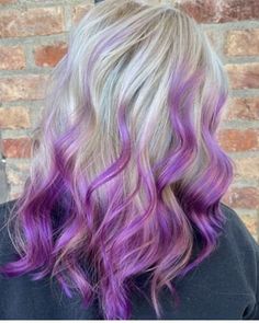 16 Blonde Hair With Purple Underneath Ideas To Try Now Hair With Purple Underneath, Blonde Hair With Purple Underneath, Hair With Purple Tips, Blonde Hair Boys, Purple And Blonde Hair, Blonde Hair With Purple, Purple Blonde Hair, Hair With Purple