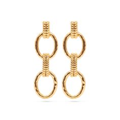 Inspired by its namesake, who knew how to make an entrance (she famously delivered herself to Caesar’s tent rolled in a carpet) this pair of earrings are double the drama and double the impact, while striking the perfect balance of subtle beauty and timeless elegance. Designed for the modern woman with a braided motif in hammered gold reminiscent of Egypt’s beautiful wheat fields, these regal earrings will ensure you’re radiant for everything from garden parties to black tie events. Timeless Brass Earrings, Regal Earrings, Gold Cleopatra, French Romance, Black Tie Events, Subtle Beauty, Earth Goddess, Stacking Ring Set, Wheat Fields