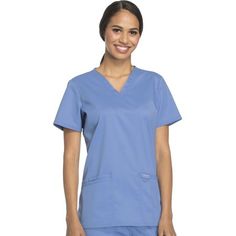 Workwear Revolution | V-Neck Nurse Shirts for Women. Join the Workwear Revolution with modern, soft, affordable, and oh-so-comfortable women's scrubs. Uniform scrubs for women enter a new era of ultra-soft, reliable, durable and easy-care options with Cherokee Workwear Revolution. Soft tri-blend fabric is paired with functional utility details for an updated look and feel you'll love. The two-way stretch poly/rayon/spandex fine twill fabric blend feels soft and smooth to the touch. The breathabl Nursing Scrubs, Cherokee Woman, Mens Scrubs, Scrub Jackets, Womens Scrubs, Scrub Pants, Nursing Shirts, Fashion 2020, Princess Seam