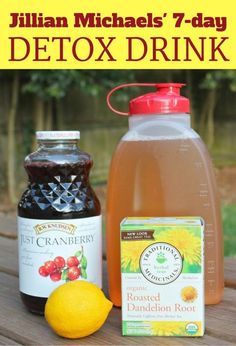 Jillian Michaels Detox Drink, Healthy Detox Cleanse, Jus Detox, 7 Day Detox, Best Smoothie, Lemon Detox, Breakfast Low Carb, Mark Hyman