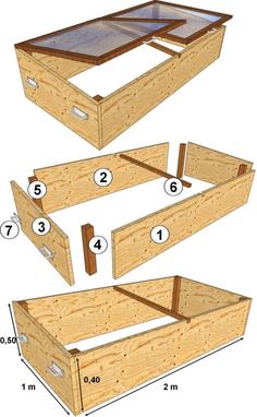 the plans to build a raised bed frame