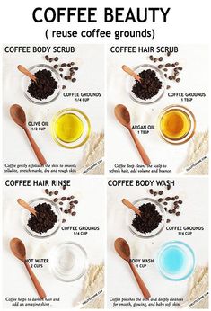 Reuse Coffee Grounds, Coffee Scrub Recipe, Regrow Thinning Hair, How To Darken Hair, Coffee Scrub Diy, Coffee Hair, Turmeric Face, Hair Scrub, Scrub Corpo