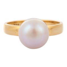 This is part of Chairish’s Fine Jewelry assortment.  4.3 Carat Round Pearl Solitaire Everyday Ring in 18K Gold featuring natural pearl of 4.3 carats. The gorgeous handcrafted ring goes with every style. Pearl symbolizes purity, determination and perfection.  Designed with a round cut pearl set in center of the ring that makes it a perfect fit to wear it on your occasion or style it with any of your basic outfit to give it a glam. This is a perfect June Birthstone Ring. It can be a Bridal Shower Gift, Ring Gift, Gift For Sister, Mother Daughter Gift, Bride To Be Gift, Bridesmaid Gift, BFF Gift, Best Friend Gift, Anniversary Present, Wife Gift, Wedding Gift, Engagement Gift, Girlfriend Gift or any Holiday Gift for Mother, Sister, Daughter, Grandma, Fiancé, Girlfriend, Valentine, Family or Fr June Birthstone Ring, Bff Gift, Mother Daughter Gifts, Everyday Ring, Gift Girlfriend, Gold Cocktail Ring, Gold Cocktail, Everyday Rings, June Birthstone