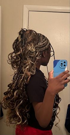 Goddess Braids Hairstyles, Box Braids Hairstyles For Black Women, Cute Braided Hairstyles, Braids Hairstyles Pictures, Cute Box Braids Hairstyles, Quick Braided Hairstyles, Protective Hairstyles Braids, Hairdos For Curly Hair