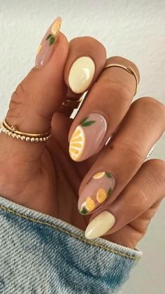 Cute Gel Nails, Short Acrylic Nails Designs, Yellow Nails, Fire Nails, Chic Nails, Short Acrylic Nails, Nail Arts, Nail Polishes, Best Acrylic Nails