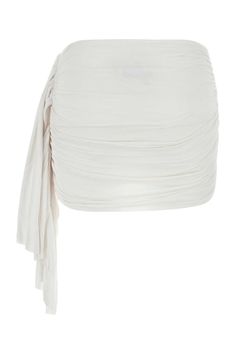 White Stretch Viscose Oceano Mini Skirt from Gimaguas Kurt Geiger Heels, Stella Mccartney Bag, Zegna Shoes, Italian Outfits, Golden Goose Shoes, Prada Leather, Valentino Bags, Stella Mccartney Elyse, Luxury Shop