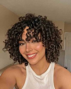 Curly Hair Bangs Short, Curly Hair Cuts Short Layers, Curled Hair With Braid, Curly Haircut, Prom Hairstyle, Prom Hairstyles For Short Hair, Short Curly Haircuts, Prom Hairstyles For Long Hair, Haircuts For Curly Hair