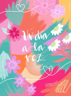 a colorful poster with flowers and the words, we da la regz on it