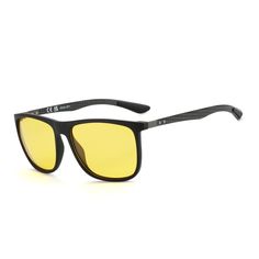 PRICES MAY VARY. Night Vision Glasses For Driving: Anti-glare polarized yellow lenses provide greater clarity in darkness and other low-light conditions, reducing glare from car lights, improving night driving performance. Yellow lens Glasses for night vision lens is perfect for usage by driving. Especially at nights, rainy or foggy days. Polarized TAC Lens: 100% UV400 protection coating, blocks 100% harmful UVA & UVB Rays. Polarized sunglasses reduce glare reflected off of roads, bodies of wate Casual Yellow Sunglasses For Outdoor, Yellow Polarized Sunglasses For Sports, Yellow Tinted Sunglasses For Sports, Yellow Tinted Sports Sunglasses, Yellow Sports Sunglasses With Uv Protection, Yellow Sports Sunglasses With Uva Protection, Yellow Anti-reflective Sunglasses For Outdoor, Yellow Polarized Sunglasses For Outdoor, Outdoor Yellow Anti-reflective Sunglasses