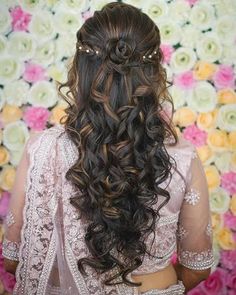 Engagement Hairstyle, Bridal Hairstyle Indian, Hairstyle Indian Wedding, Hairstyle Indian, Bridal Hairstyle Indian Wedding, Formal Hairstyles For Long Hair