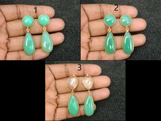 This listing is for 1 pair of Chrysoprase & crystal Earring, Bezel set Statement earring, Gold Earring, Gemstone Earring, Bridal Wedding, Ethnic, Tribal Beautiful earring. Earring Size: 44 to 49 mm long Light Weight comfortable to wear Many thanks for you visit my store ♥ if you have any question please contact us. For wholesale Price Please Convo me. You can order different items as many you like . Green Natural Stone Earrings For Wedding, Green Natural Stones Earrings For Wedding, Chrysoprase Crystal, Earring Bridal, Raw Gemstone Ring, Smoky Quartz Ring, Long Light, Gold Gemstone Ring, Earring Gold