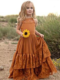 Boho Flower Girl, Flower Girl Wedding, Chiffon Long Dress, Chiffon Lace Dress, Girls Long Dresses, Girls Lace Dress, Cotton Long Dress, Chiffon Dress Long, Lace Chiffon