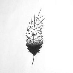 a black and white photo of a flower with geometric shapes on it's petals