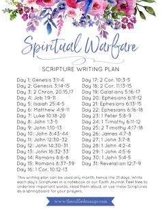 the printable spirital webpage is shown in blue and pink flowers