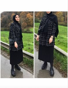 Hijabista Fashion, Street Hijab Fashion, Modest Fashion Hijab, Muslim Outfits Casual, Muslim Fashion Hijab Outfits, Hijab Style Casual, Winter Fashion Outfits Casual