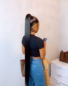 Gemini Wallpaper, Weave Ponytail, Weave Hair, Straight Hair Bundles, Girls Hairstyles Braids