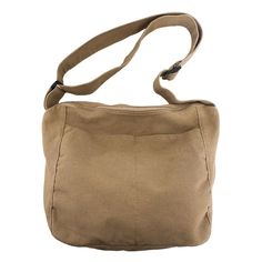 UAKISS - Solid Canvas Casual Shoulder Bag For Women College Style Large Capacity Student Crossbody School Bag Travel Shopping Female Bags Khaki Bucket Bag With Adjustable Strap And Tote Shape, Large Capacity Crossbody Canvas Bag For Outdoor, Canvas Satchel Shoulder Bag With Zipper Pocket, Outdoor Large Capacity Crossbody Canvas Bag, Functional Khaki Shoulder Bag, Practical Khaki School Bag, Large Capacity Crossbody Chest Bag In Canvas, Canvas Shoulder Bag With Pockets, Canvas Bag With Adjustable Strap In Solid Color