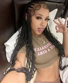 Braided Hairstyles For Teens, Cute Box Braids Hairstyles, Protective Hairstyles Braids, Hair Twist Styles, Pretty Braided Hairstyles, Hairdos For Curly Hair, Baddie Hairstyles, Box Braids Hairstyles, Twist Hairstyles