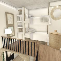 bloxburg small house layouts Cute Room Ideas Bloxburg, Bloxburg House Decor, Bloxburg Homes Exterior, 2 Story Layout, Cozy Bloxburg House, Bloxburg Small House Layouts, Small Cozy House, Bloxburg House Layouts 2 Story, Coastal Bloxburg