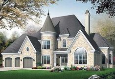 this is an artist's rendering of these european style houseplanstyles