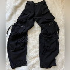 The Attico Fern Cargo Black Denim Jeans This Is The Newest Color Variation, Very Popular Worn Two Times In Great Condition, Dry Cleaned Size Tag Missing But It’s A Size 26 Waist Circumference Is Around 29 Inches, Photos Of Waist Measured Flat Also Included In The Listing Photos Also Missing The Care Labels Due To Discomfort When Wearing Retail Was Over $1,200 , Sold Out Everywhere Please Message Me On Private Bundle For Any Questions! Fitted Black Cotton Cargo Jeans, Black Utility Distressed Jeans, Black Distressed Utility Jeans, Black Techwear Jeans With Multiple Pockets, Baggy Black Vintage Bottoms, Black Baggy Vintage Bottoms, Trendy Distressed Black Cargo Jeans, Vintage Black Baggy Jeans, Black Distressed Cargo Jeans For Fall