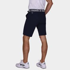 Performance Men's Golf Shorts:  9" Inseam (short length) / Size 40 Waist (suggested for waist sizes 39-40) 40 Golf Socks, Golf Brands, Shirt Tucked In, Golf Pants, Lightweight Shorts, Mens Golf, Golf Fashion, Slim Fit Shorts, Golf Shirts