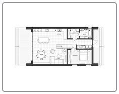 Skandinavian House Plans With 2 Bedroom, 1200 Sq Ft Tiny Barndominium Floor Plans, Modern Small Cabin With Loft, Custom House Drawing PDF - Etsy Barndominium Floor Plans 2 Bedroom, Floor Plans 2 Bedroom, Small Cabin Homes