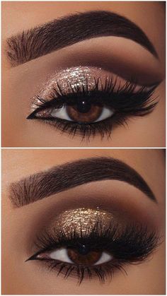 Gorgeous Wedding Makeup, Wedding Makeup Tutorial, Wedding Eye Makeup, Bridal Eye Makeup, Eye Makeup Pictures, Makeup Mistakes, Matte Makeup, Eye Makeup Designs, Gold Makeup