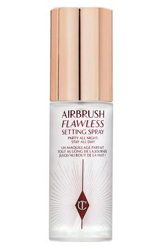 Charlotte Tilbury Airbrush Flawless Makeup Setting Spray available at #Nordstrom Mini Charlotte, Fixing Spray, Girly Pop, Makeup Setting Spray